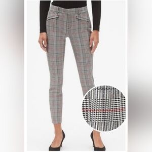 GAP Curvy Skinny Ankle Pants in Grid Plaid 2R